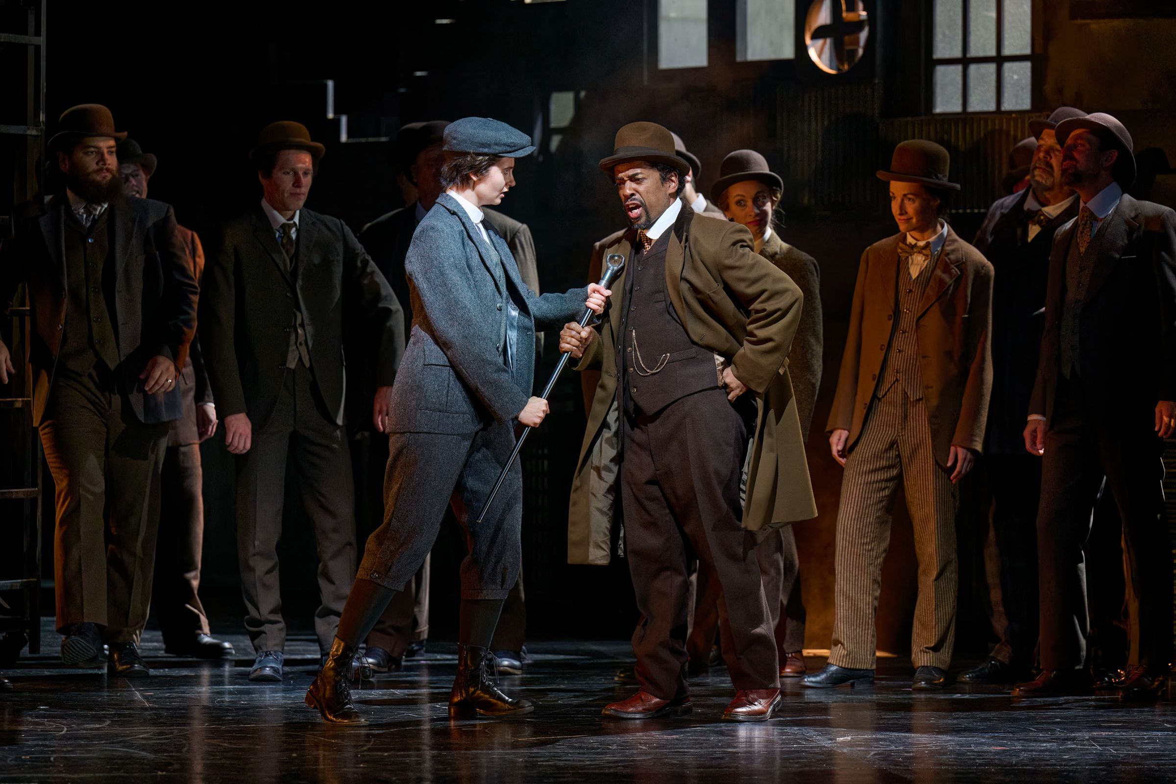 Alex Hetherington (Stéphano) and Justin Welsh (Grégorio) &copy; Michael Cooper
