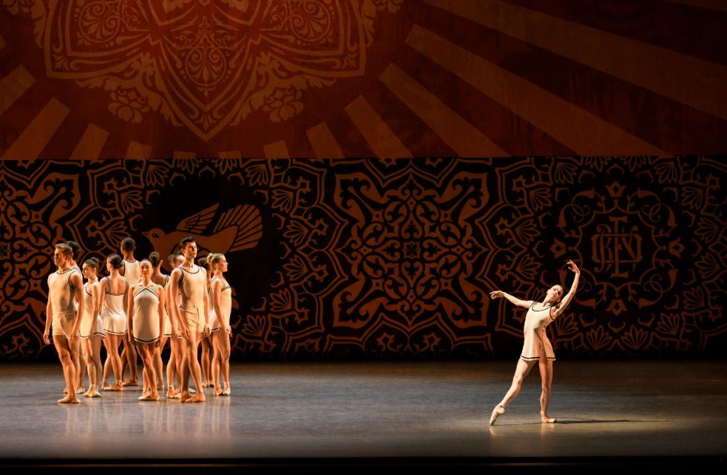 Emma Von Enck and the Company in Justin Peck's <i>Heatscape</i> &copy; Erin Baiano