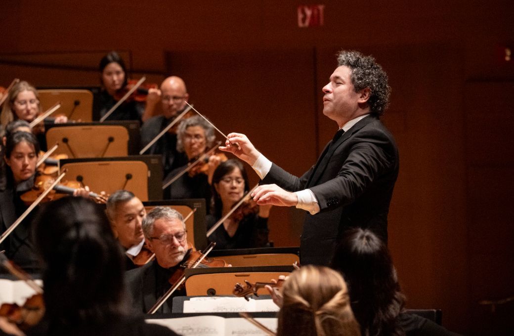 Gustavo Dudamel conducts the Los Angeles Philharmonic &copy; Timothy Norris, courtesy of the Los Angeles Philharmonic Association