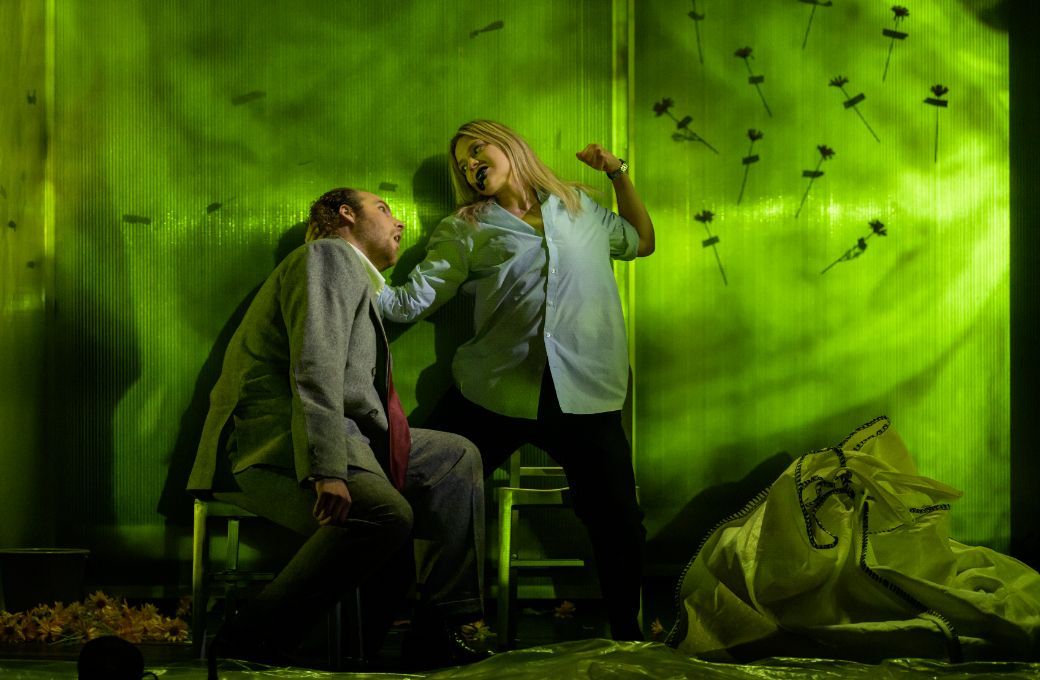 Evan LeRoy Johnson (Idomeneo) and Rebecka Wallroth (Idamante) © Serghei Gherciu