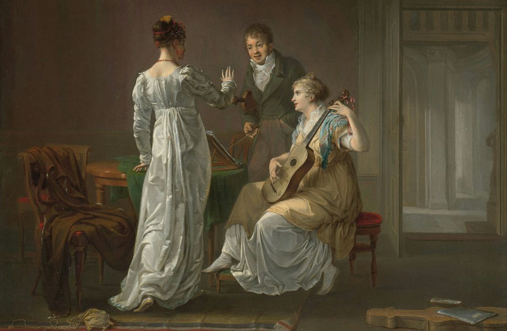 The Music Lesson by Louis Moritz (1808), Rijksmuseum, Netherlands © Public domain / Unsplash