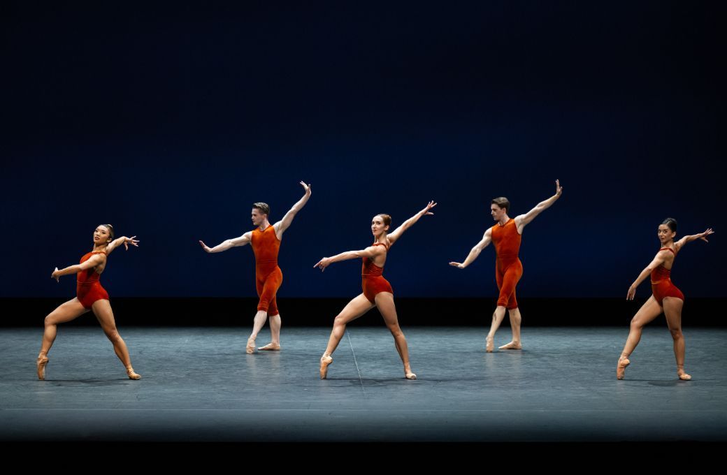 English National Ballet in William Forsythe's <i>Herman Schmerman (Quintet)</i> &copy; Photography by ASH
