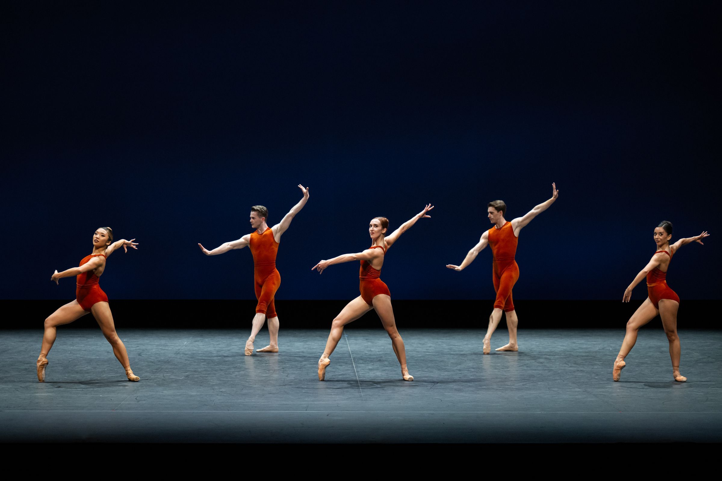 English National Ballet in William Forsythe's <i>Herman Schmerman (Quintet)</i> &copy; Photography by ASH