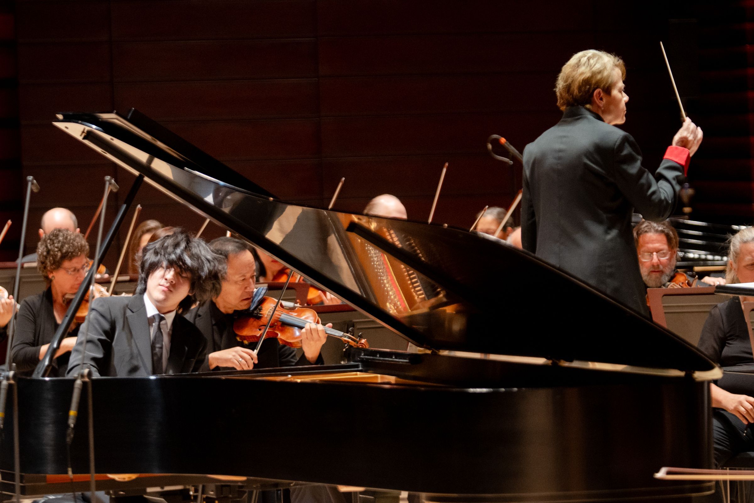 Yunchan Lim and the Philadelphia Orchestra © Margo Reed