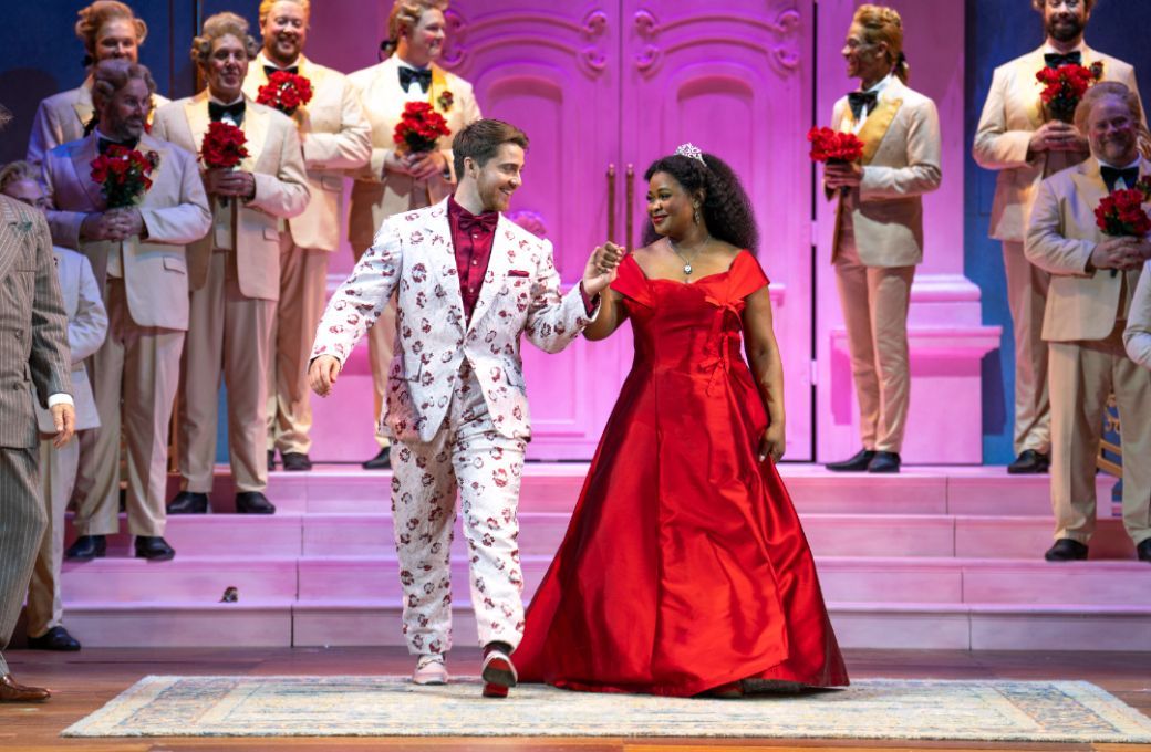 Jack Swanson (Don Ramiro) and Siphokazi Molteno (Angelina) &copy; Andrew Schwartz