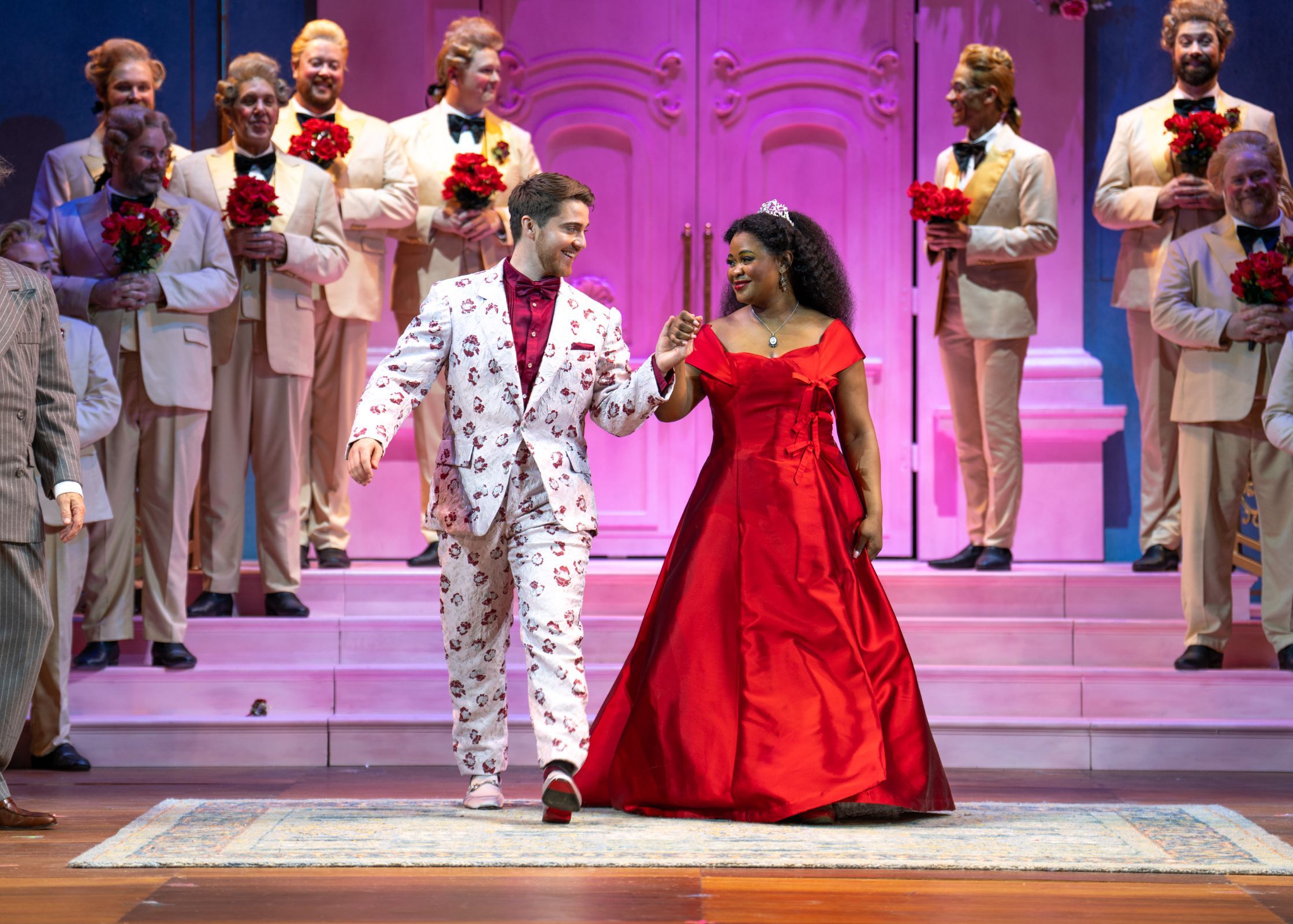 Jack Swanson (Don Ramiro) and Siphokazi Molteno (Angelina) &copy; Andrew Schwartz