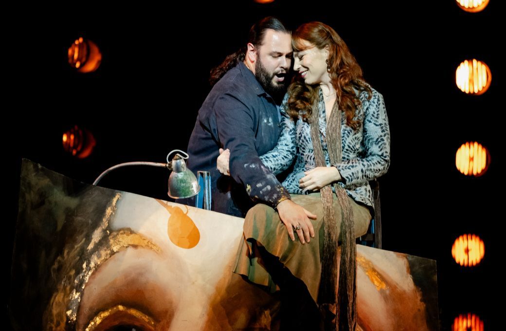 Andrés Presno (Cavaradossi) and Natalya Romaniw (Tosca) © Dafydd Owen