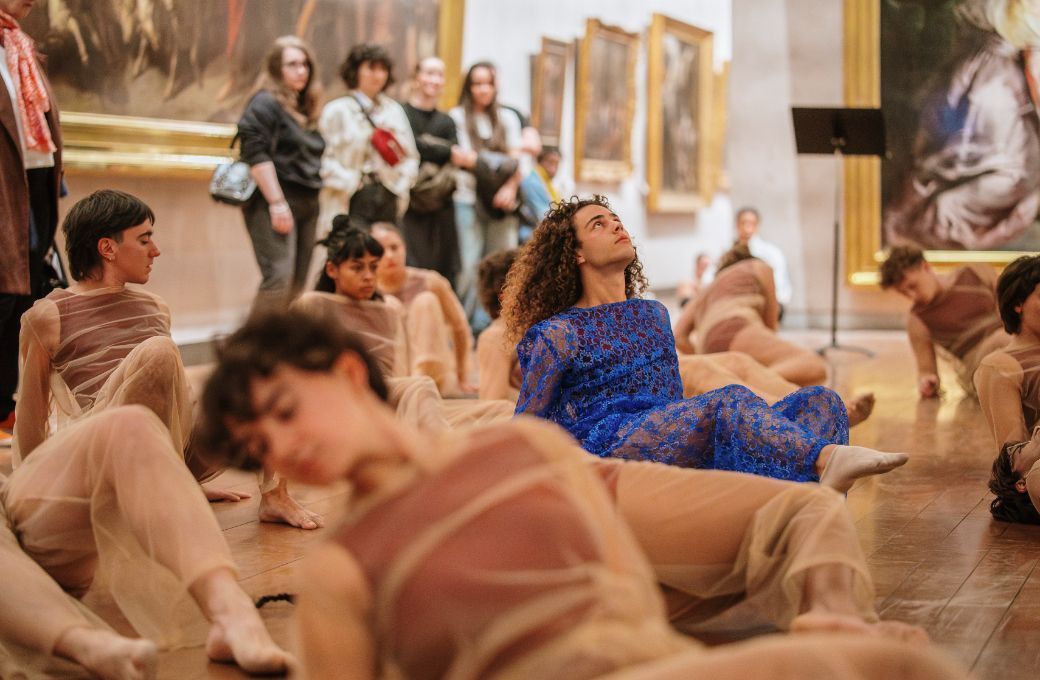 <i>Tout n'est pas visible, tout n'est pas audible</i> (ici au Musée des Beaux-Arts de Lyon) © Blandine Soulage