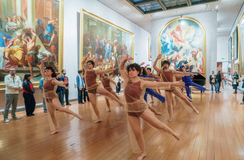 <i>Tout n'est pas visible, tout n'est pas audible</i> (ici au Musée des Beaux-Arts de Lyon) © Blandine Soulage