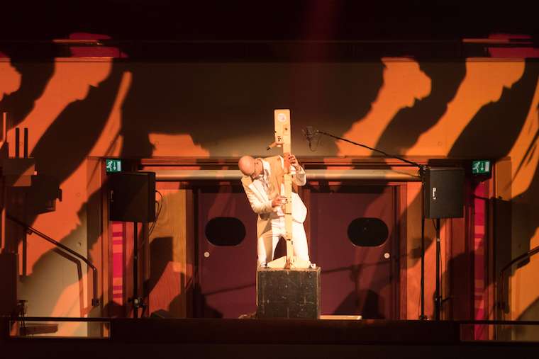 Erik Bosgraaf playing at the Jacob 3.0 concert &copy; David Karlin