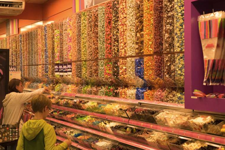 Sweet shop in Hoog Catharijne shopping mall &copy; David Karlin