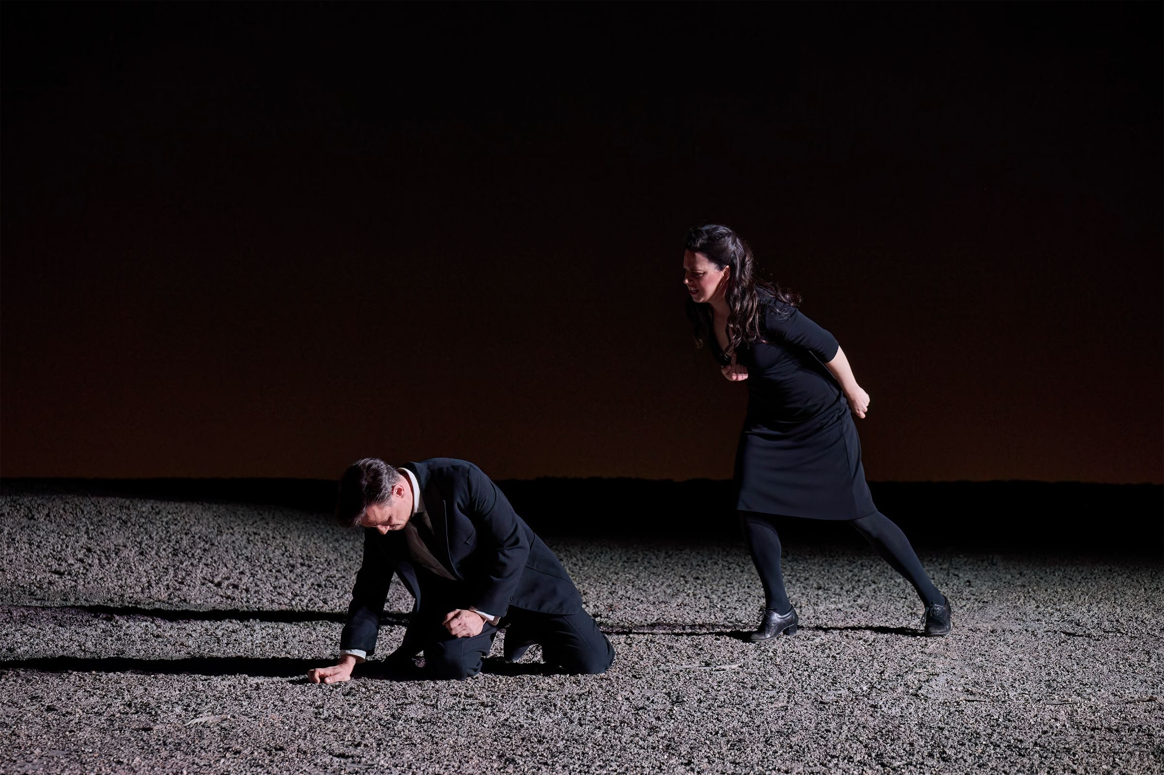 Iestyn Davies (Orfeo) and Anna-Sophie Neher (Euridice) &copy; Michael Cooper