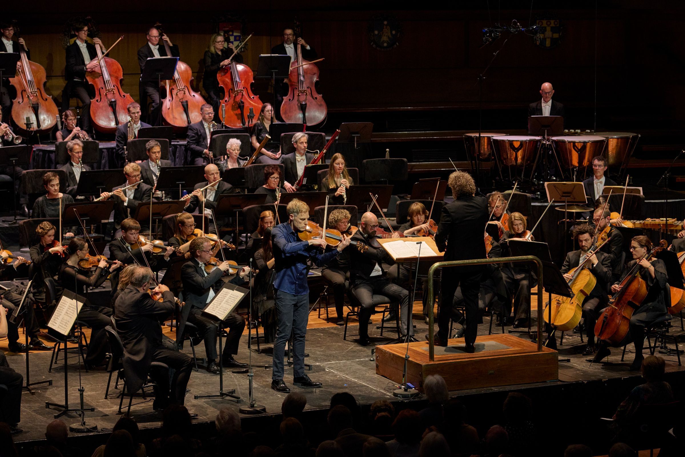 Daniel Schmitt, Asher Fisch and the West Australian Symphony Orchestra &copy; Rebecca Mansell
