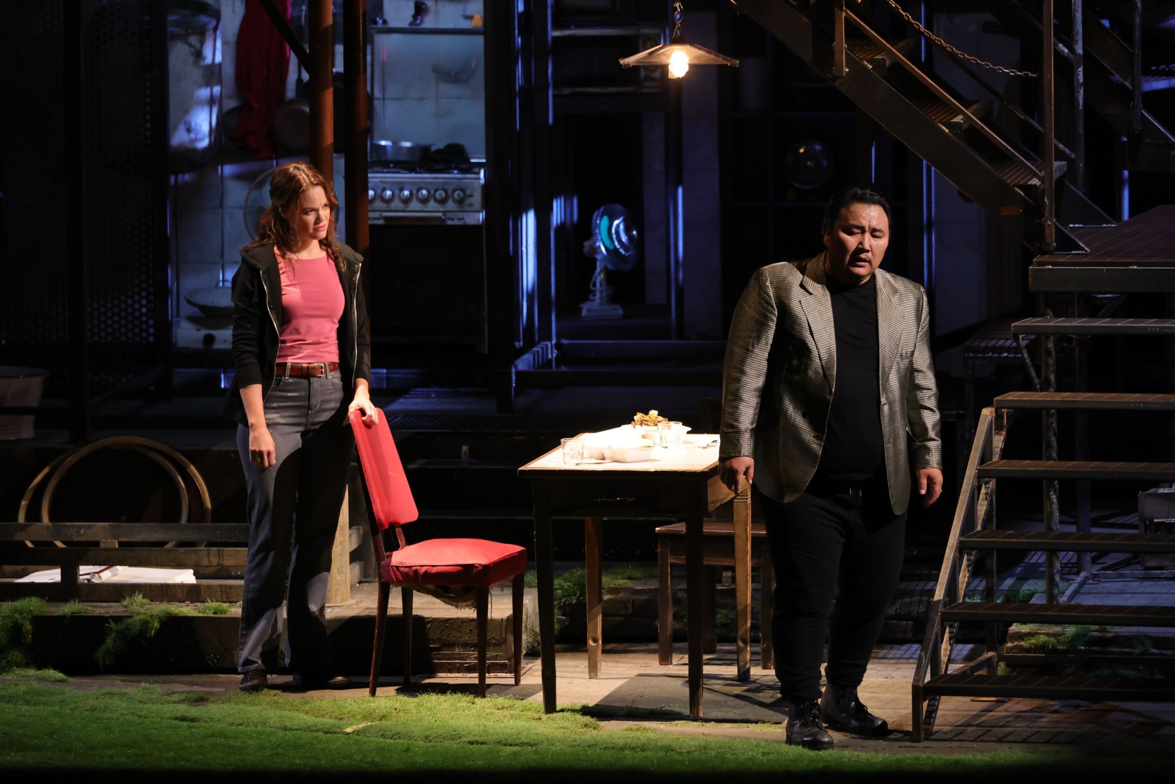 Regula Mühlemann (Gilda) and Amartuvshin Enkhbat (Rigoletto) &copy; Brescia e Amisano | Teatro alla Scala