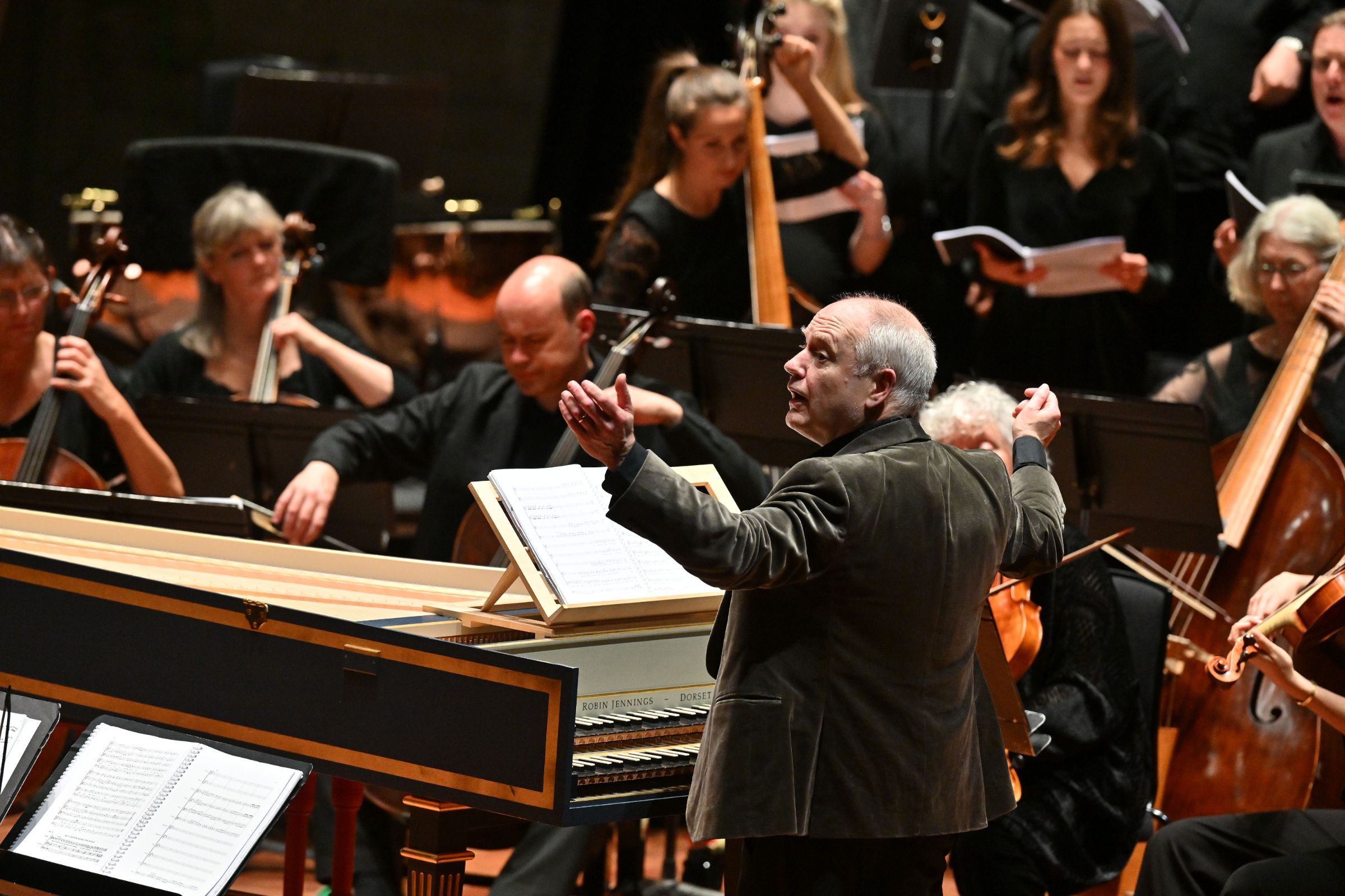 John Butt conducts the Orchestra of the Age of Enlightenment &copy; Mark Allan