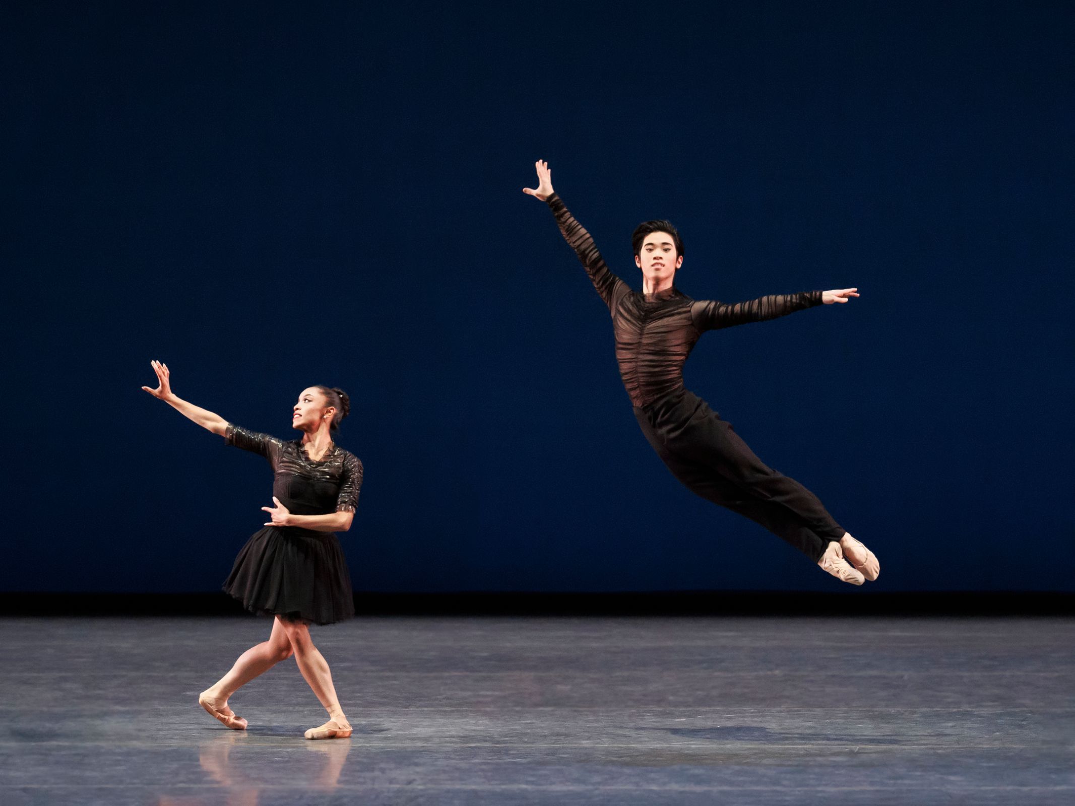 Mia Williams and KJ Takahashi in Gianna Reisen's <i>Composer's Holiday</i> © Erin Baiano
