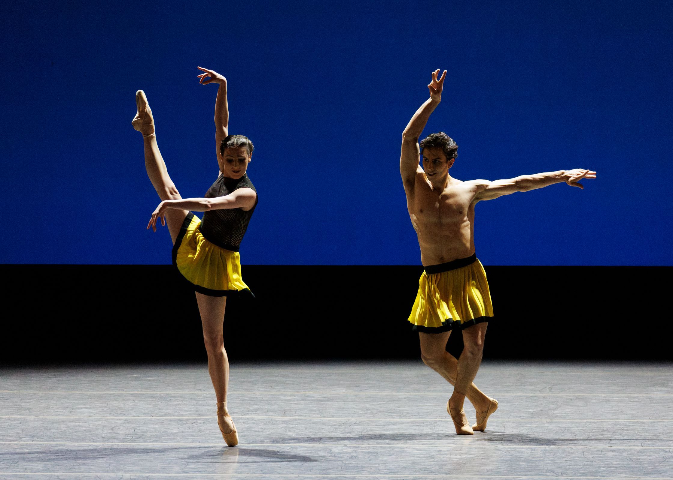 Tiler Peck and Roman Mejjia in Forsythe's <i>Herman Schmerman Pas de Deux</i> © Erin Baiano