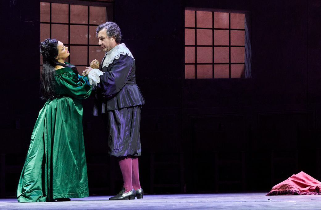 Anna Netrebko (Amelia) and Ludovic Tézier (Renato) © Luciano Romano