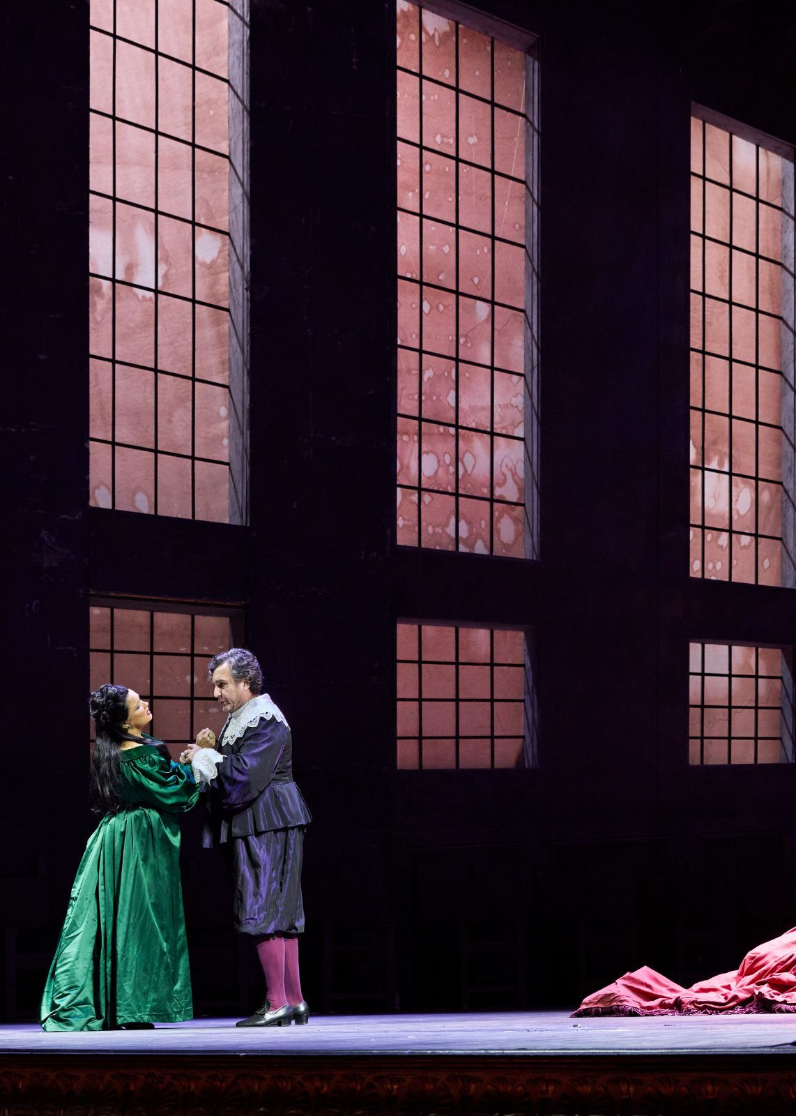 Anna Netrebko (Amelia) and Ludovic Tézier (Renato) &copy; Luciano Romano