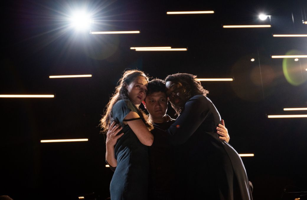 Fleur Barron (Adriana), Nicholas Phan (Yonas) and Axelle Fanyo (Refka) © Fabrizio Sansoni | Teatro dell’Opera di Roma