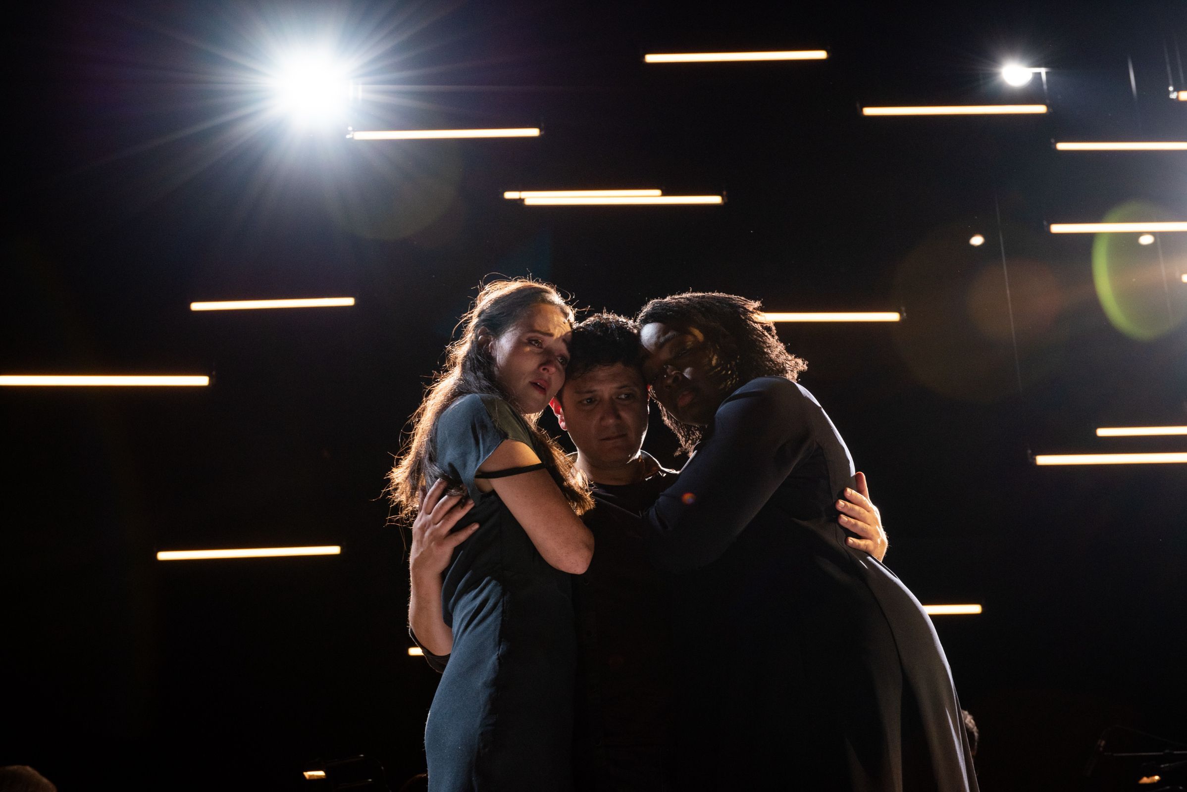 Fleur Barron (Adriana), Nicholas Phan (Yonas) and Axelle Fanyo (Refka) © Fabrizio Sansoni | Teatro dell’Opera di Roma