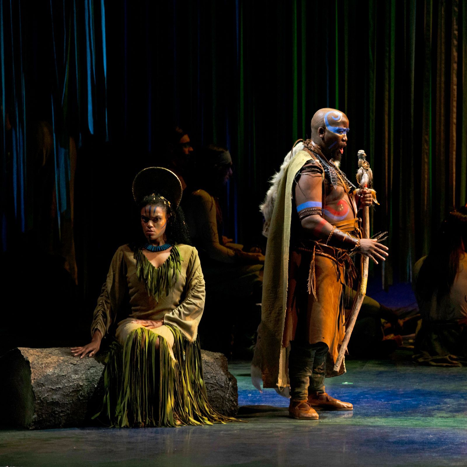 Axelle Saint-Cirel (Watana) and Kamohelo Tsotetsi (Wapanacki) &copy; Pádraig Grant