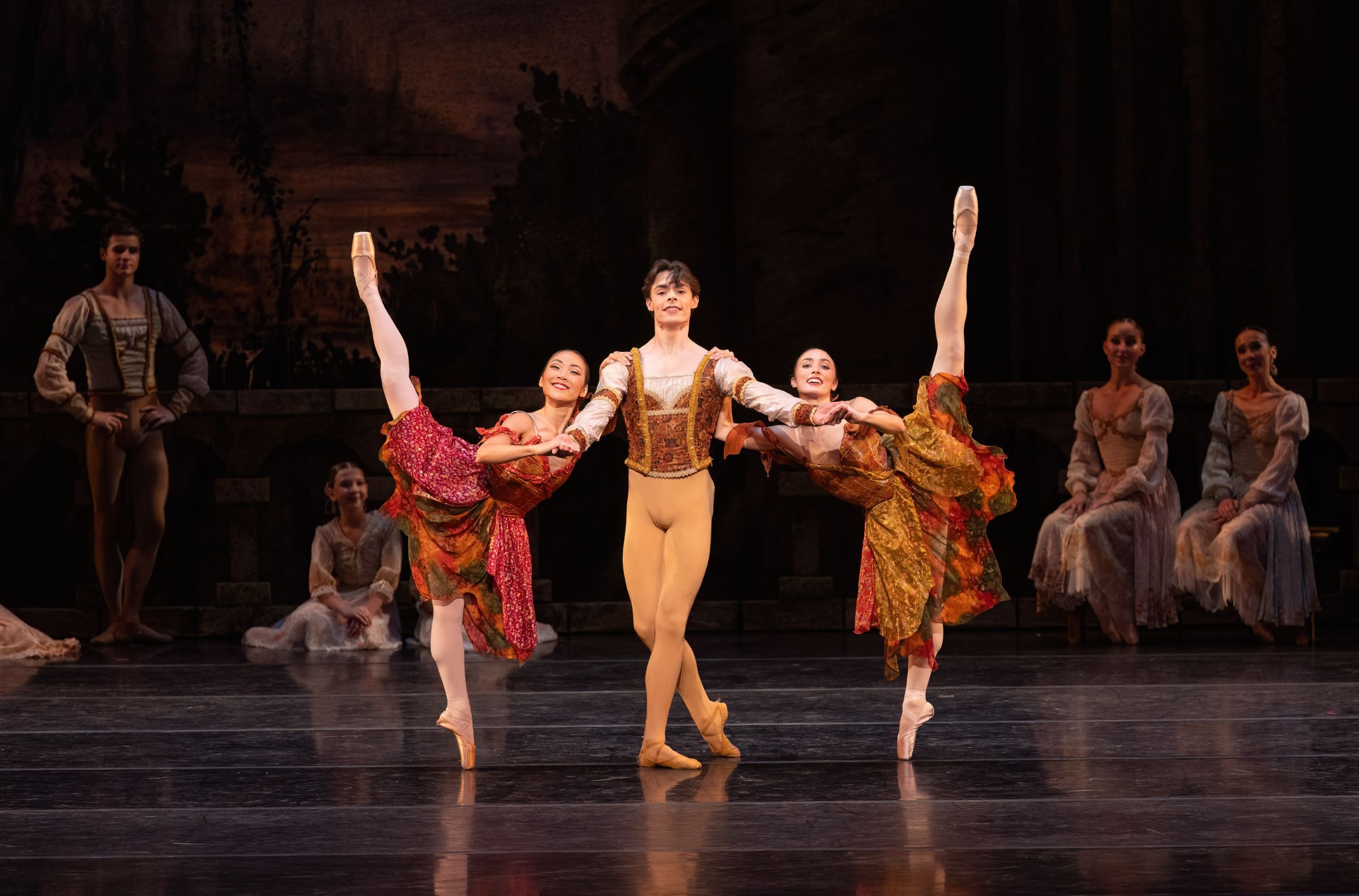 Naomi Tanioka, Aiden Duffy and Maura Moody in Devon Carney's <i>Swan Lake</i> © Brett Pruitt & East Market Studios