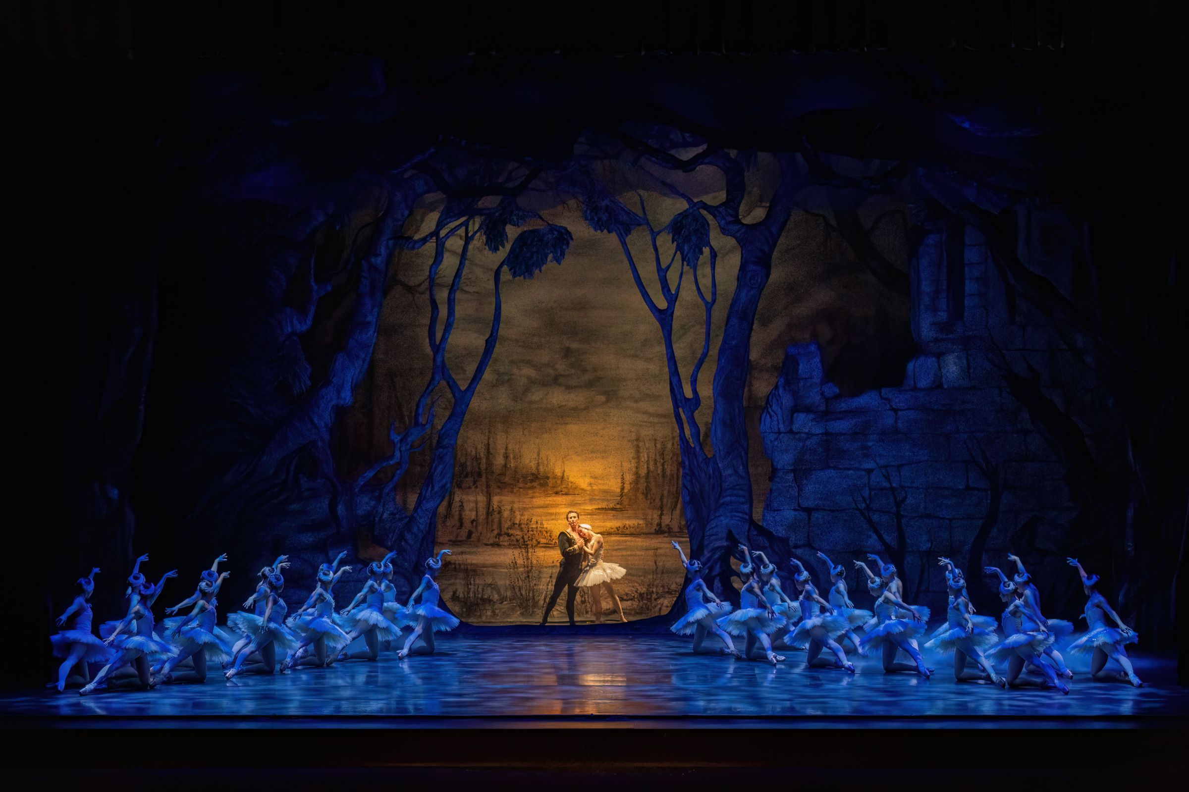 Kansas City Ballet in Devon Carney's <i>Swan Lake</i> © Brett Pruitt & East Market Studios