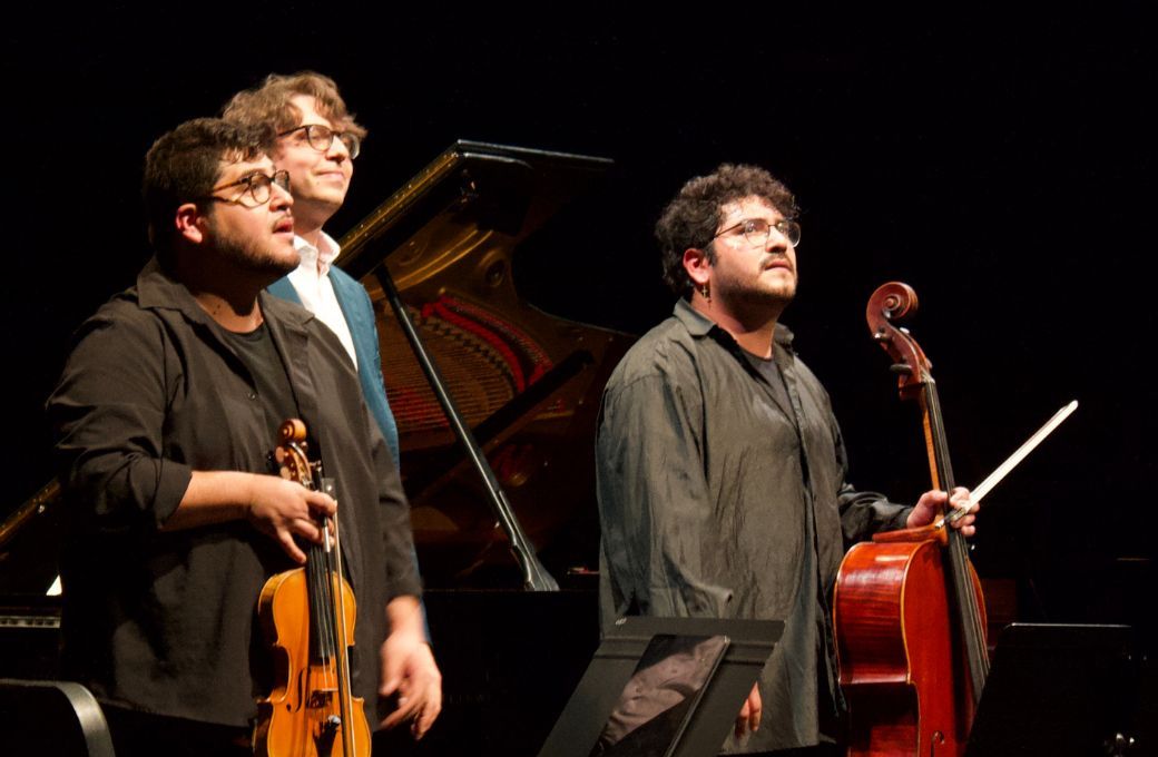 Lucas Debargue et les Castro-Balbi à Pianoscope © Gérard Morales