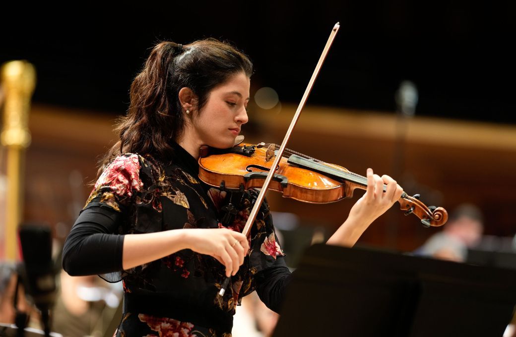 María Dueñas en répétition avec l'Orchestre National de France © Christophe Abramowitz / Radio France