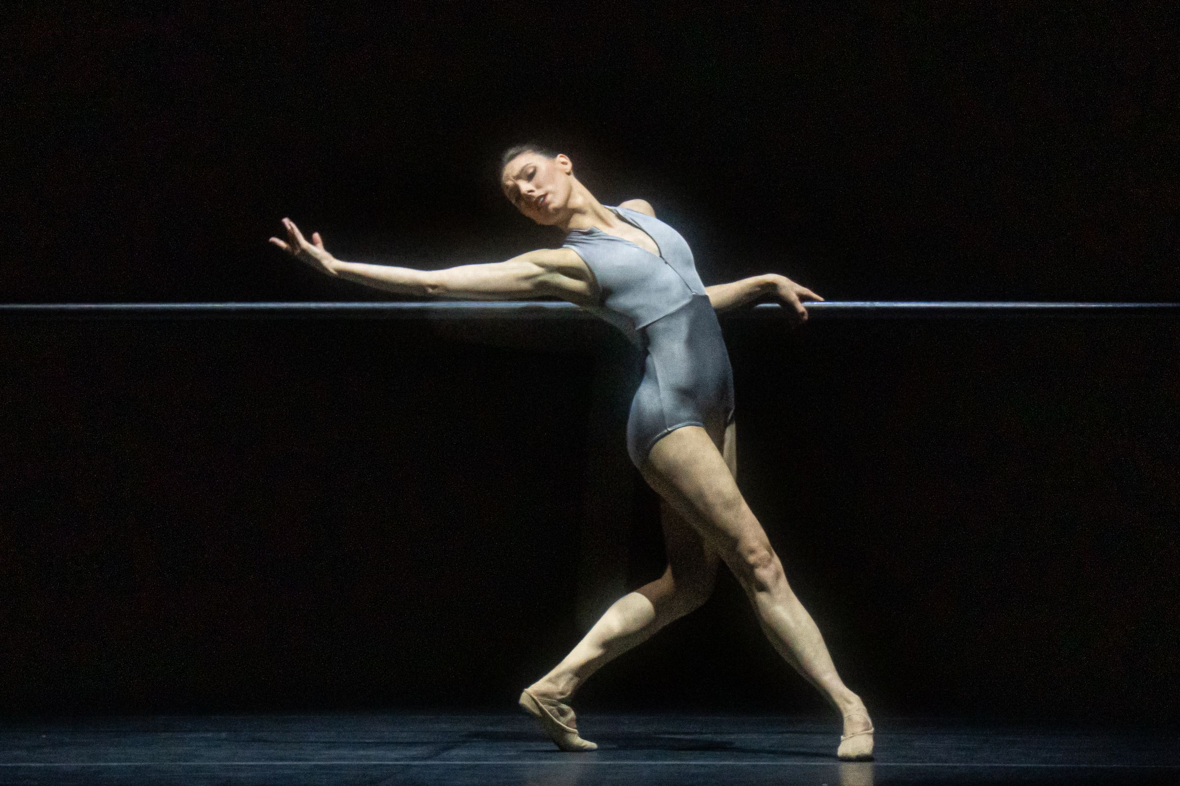 Tiler Peck  in William Forsythe's <i>The Barre Project (Blake Works II)</i> &copy; Steven Pisano