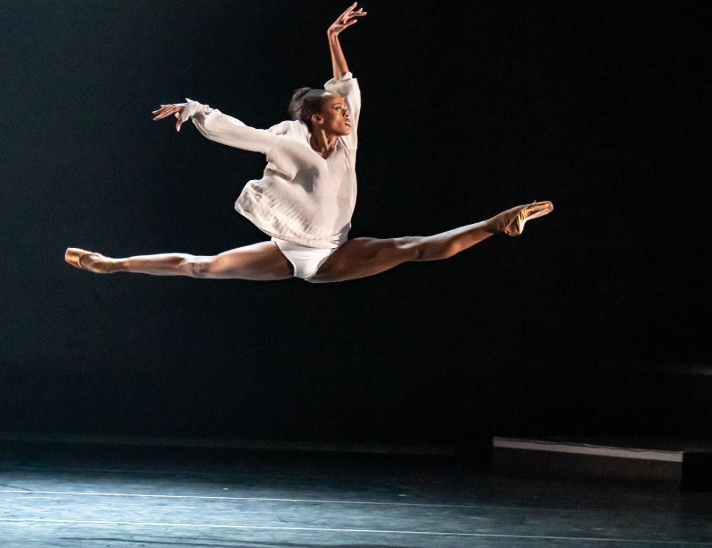 India Bradley in <i>Time Spell</i> by Tiler Peck, Michelle Dorrance and Jillian Meyers &copy; Steven Pisano