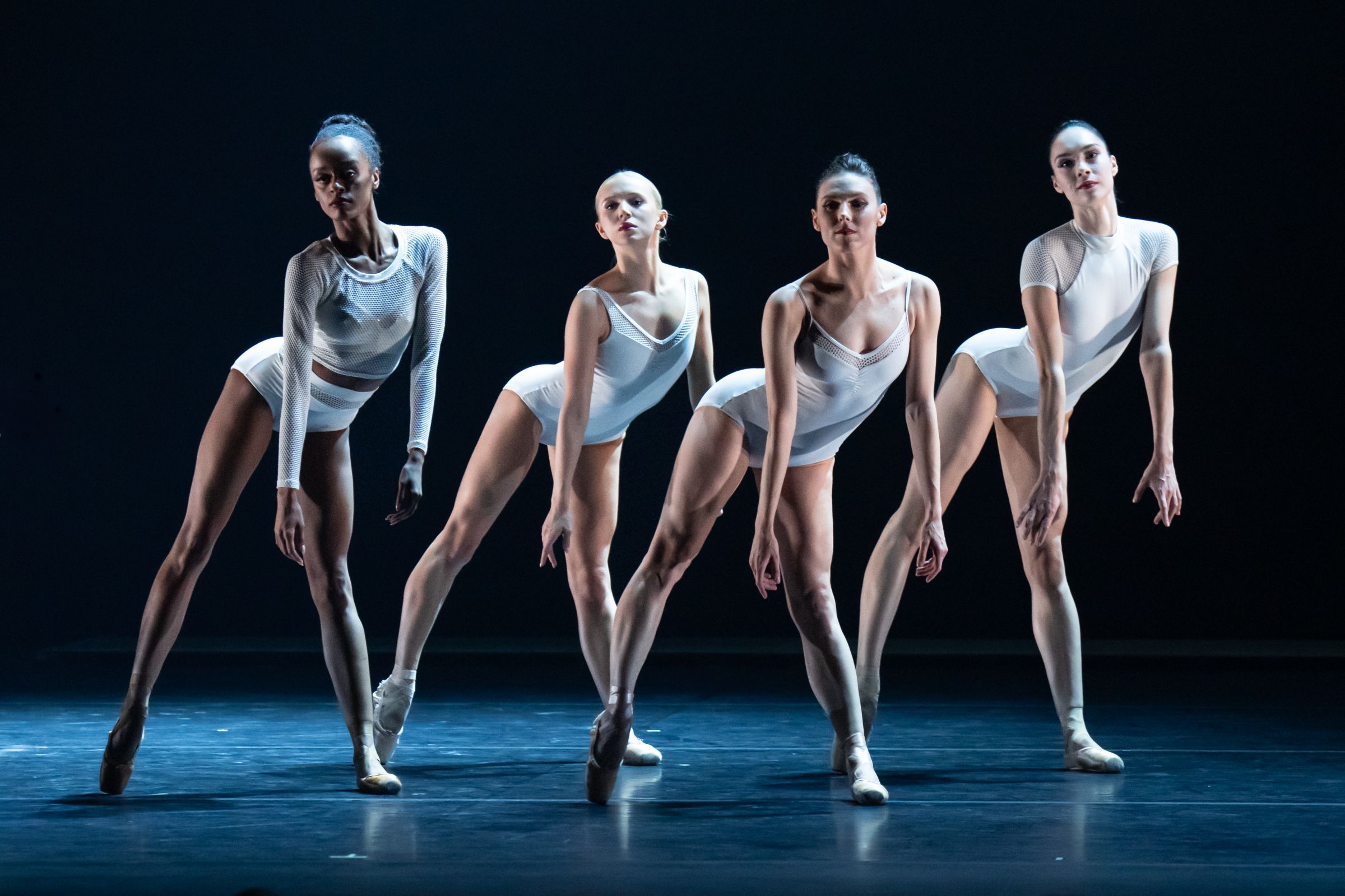India Bradley, Quinn Starner, Tiler Peck and Mira Nadon in <i>Time Spell</i> &copy; Steven Pisano