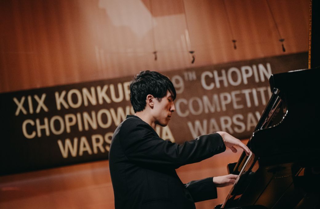 Eric Lu competes in the final of the Chopin Piano Competition © Wojciech Grzędziński / NIFC