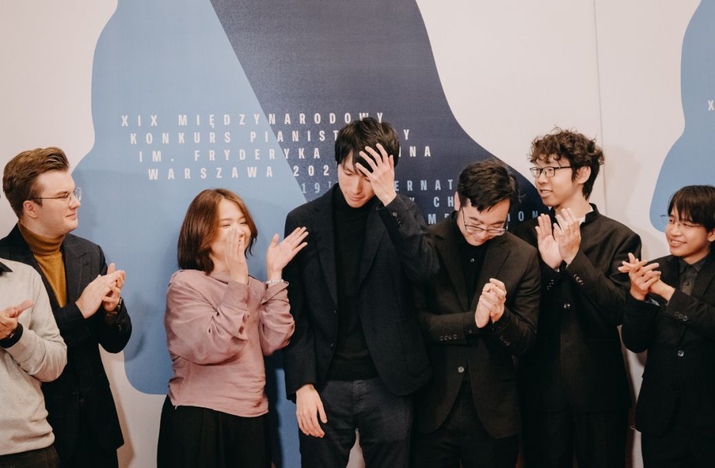 Eric Lu is announced as the winner of the 2025 Chopin Piano Competition &copy; Wojciech Grzędziński / NIFC