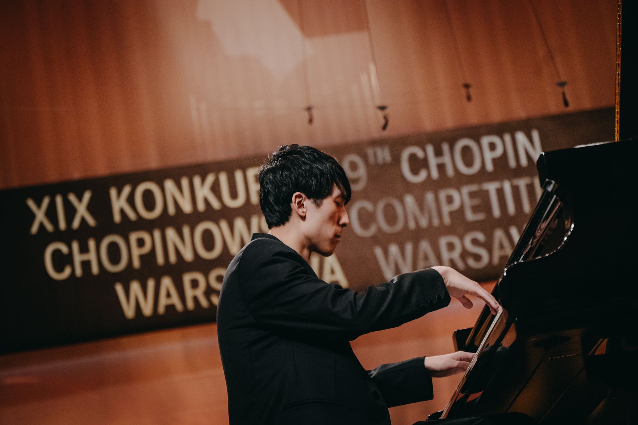 Eric Lu competes in the final of the Chopin Piano Competition &copy; Wojciech Grzędziński / NIFC