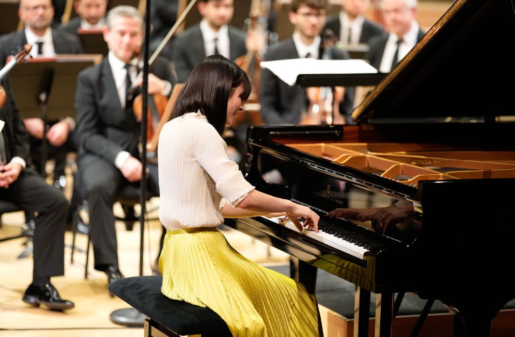 Alice Sara Ott avec le Philhar' © Christophe Abramowitz / Radio France