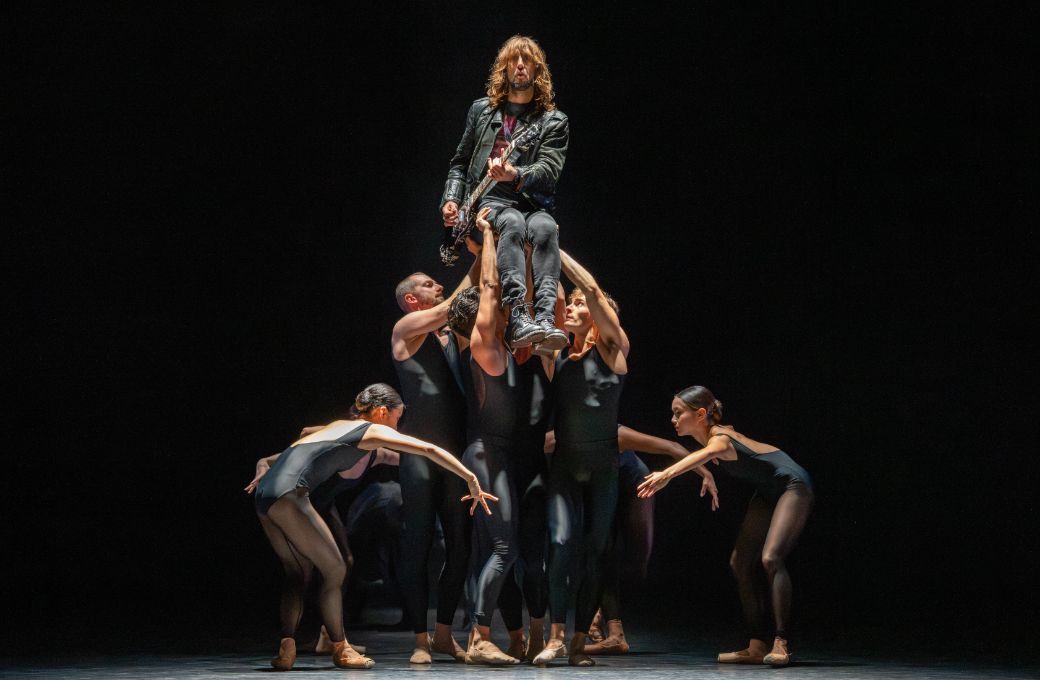 Marc Hayward and Birmingham Royal Ballet in <i>Black Sabbath – The Ballet</i> © Johan Persson