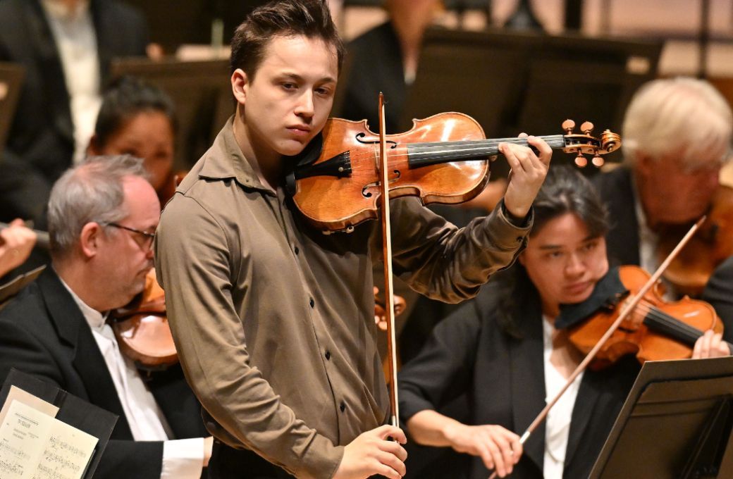 Johan Dalene and the London Symphony Orchestra &copy; LSO | Mark Allan