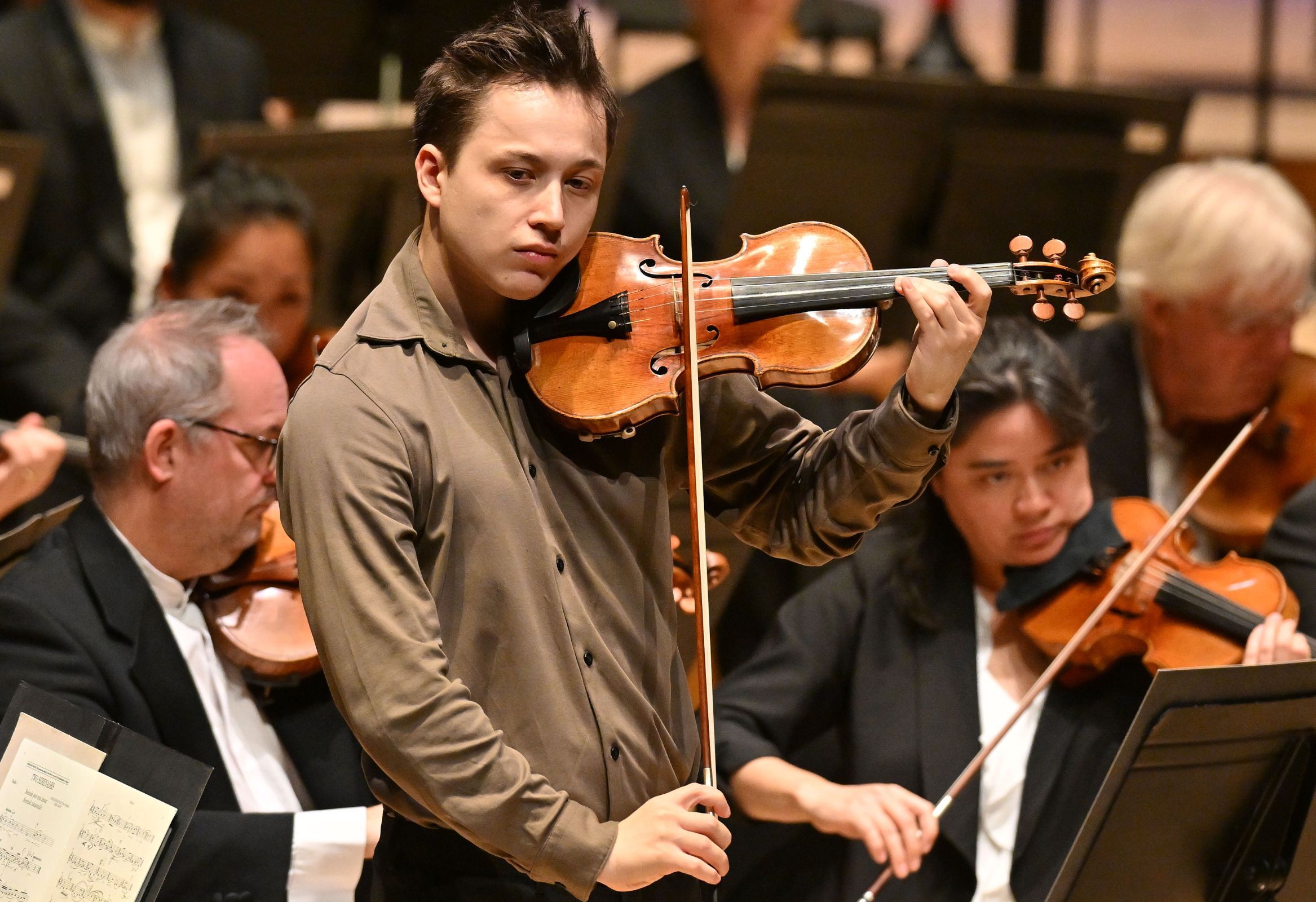 Johan Dalene and the London Symphony Orchestra &copy; LSO | Mark Allan