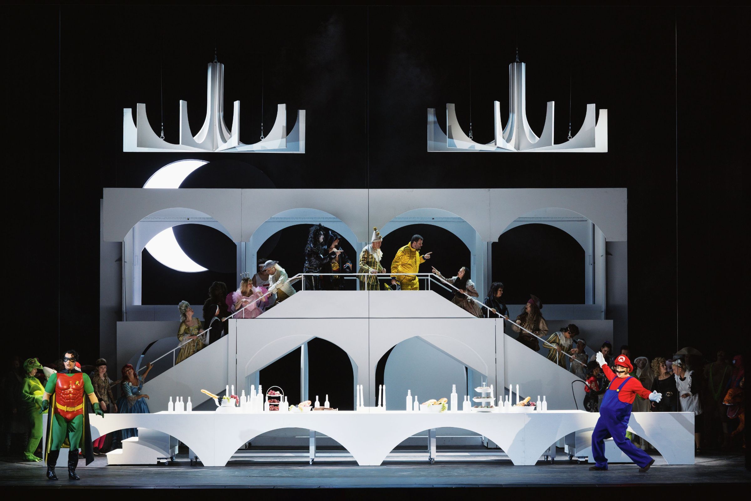 David Kerber (Caramello) und Jakob Semotan (Pappacoda) &copy; Marco Sommer | Volksoper Wien