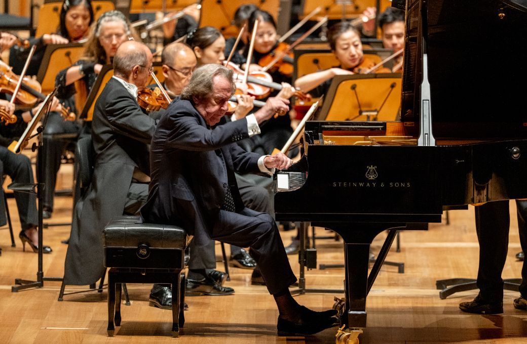 Rudolf Buchbinder and the Singapore Symphony Orchestra © Yoricko Liu | Singapore Symphony Orchestra