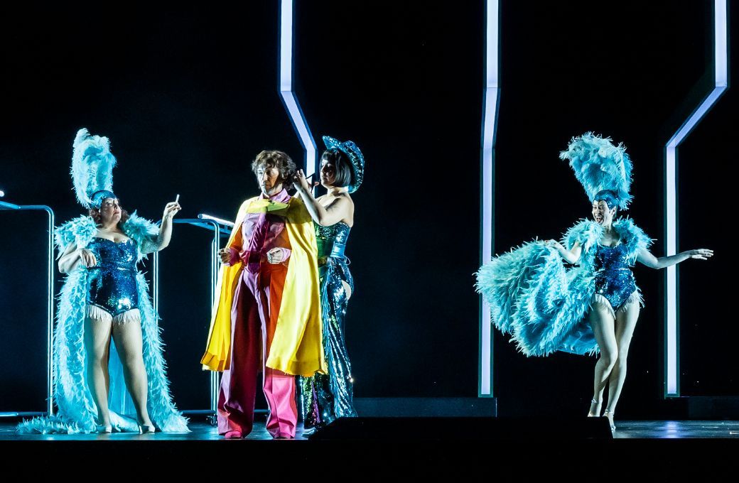 Marie-Nicole Lemieux, Juan Francisco Gatell, Rosalia Cid, Nicole Chirka (Mrs. Meg Page) &copy; Semperoper Dresden | Jochen Quast