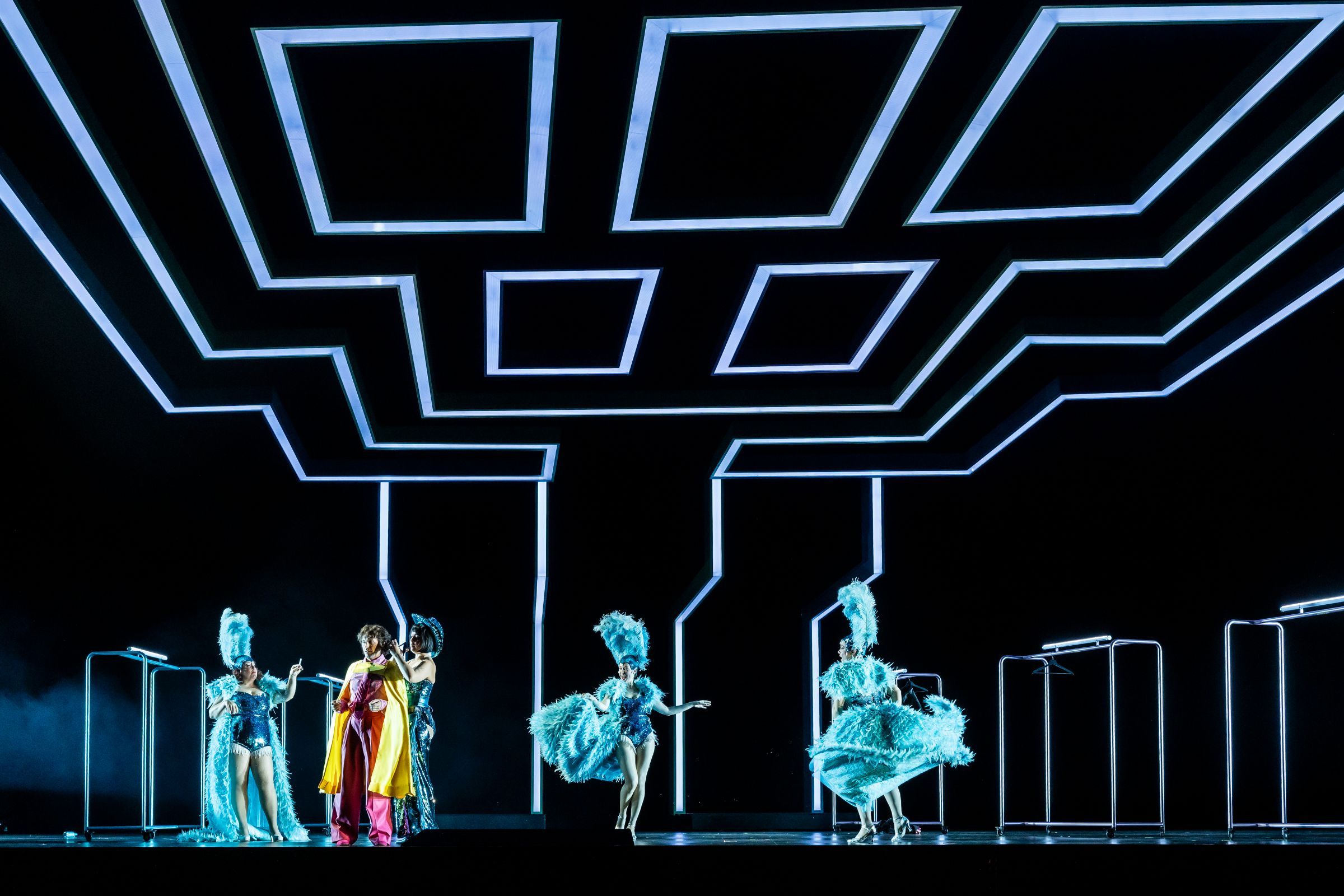Marie-Nicole Lemieux, Juan Francisco Gatell, Rosalia Cid, Nicole Chirka (Mrs. Meg Page) &copy; Semperoper Dresden | Jochen Quast