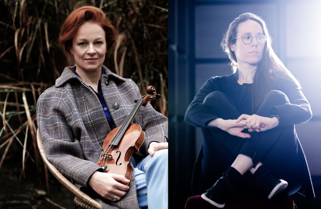 Carolin Widmann, Clara Iannotta © Lennard Ruehle / Julia Weseley