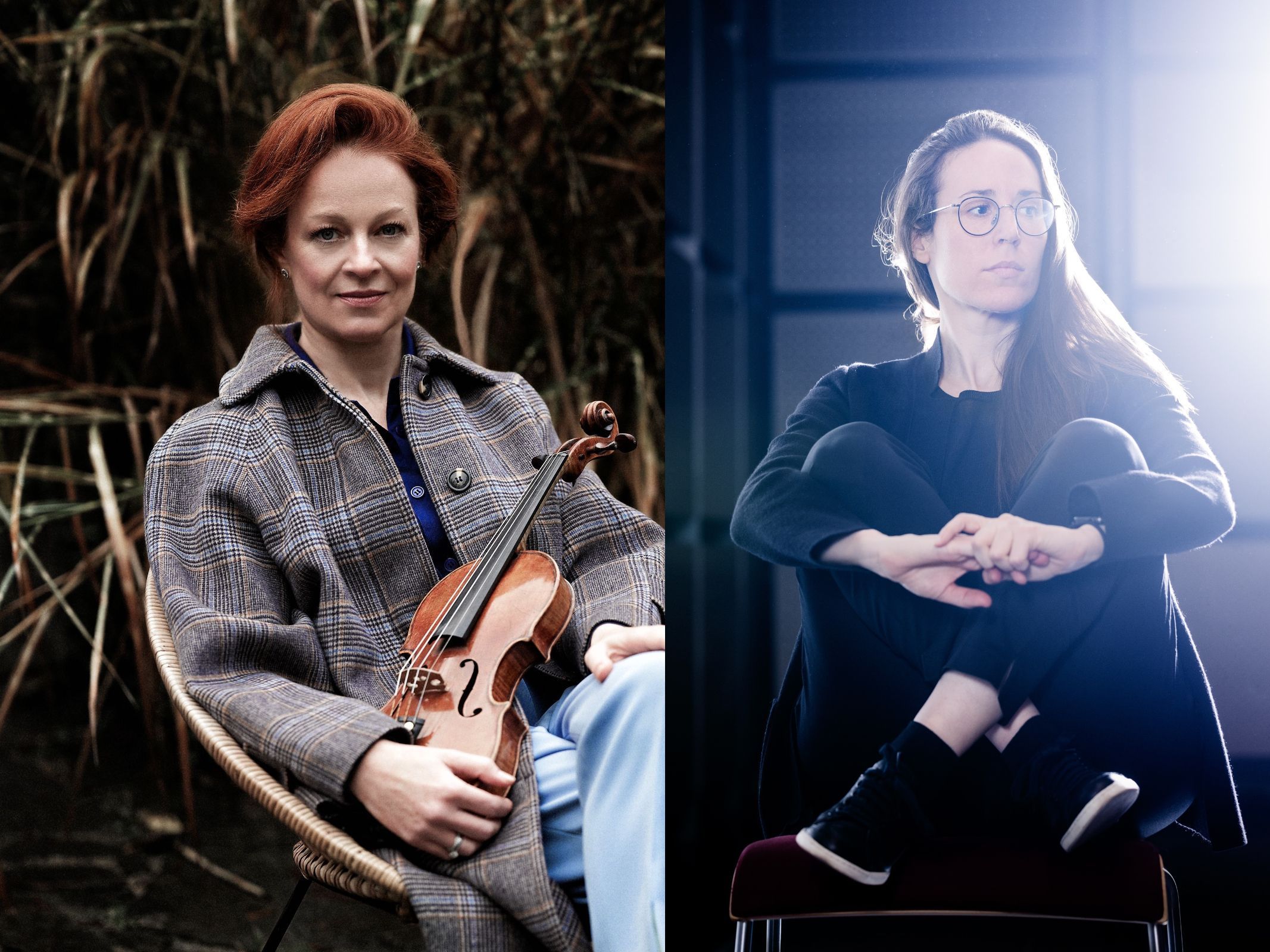 Carolin Widmann, Clara Iannotta &copy; Lennard Ruehle / Julia Weseley