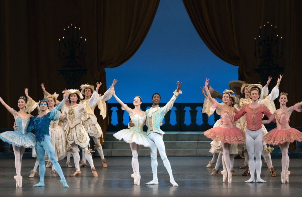 Isabella Boylston and Calvin Royal III in <i>The Sleeping Beauty Act 3</i> © Steven Pisano