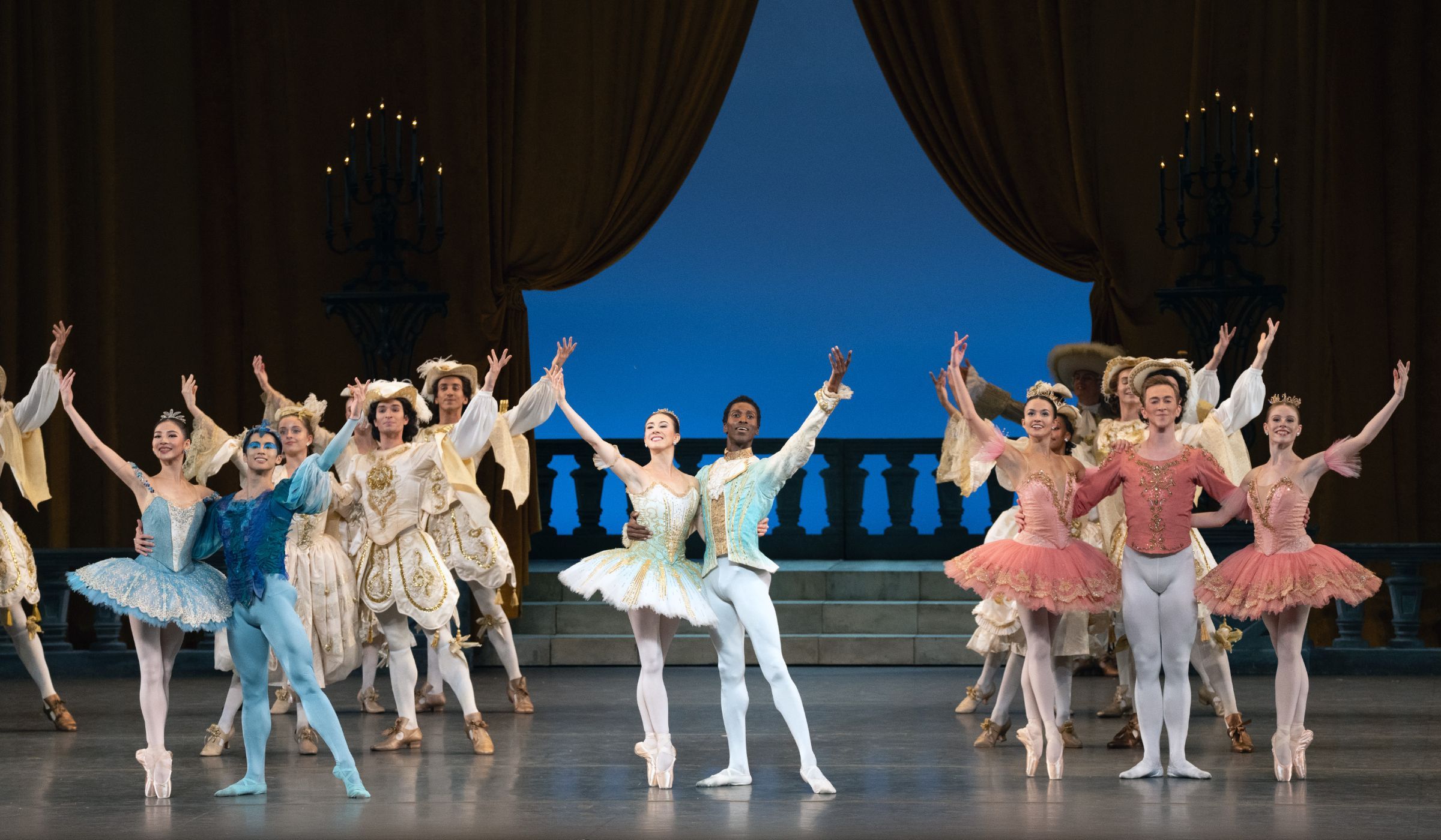Isabella Boylston and Calvin Royal III in <i>The Sleeping Beauty Act 3</i> © Steven Pisano