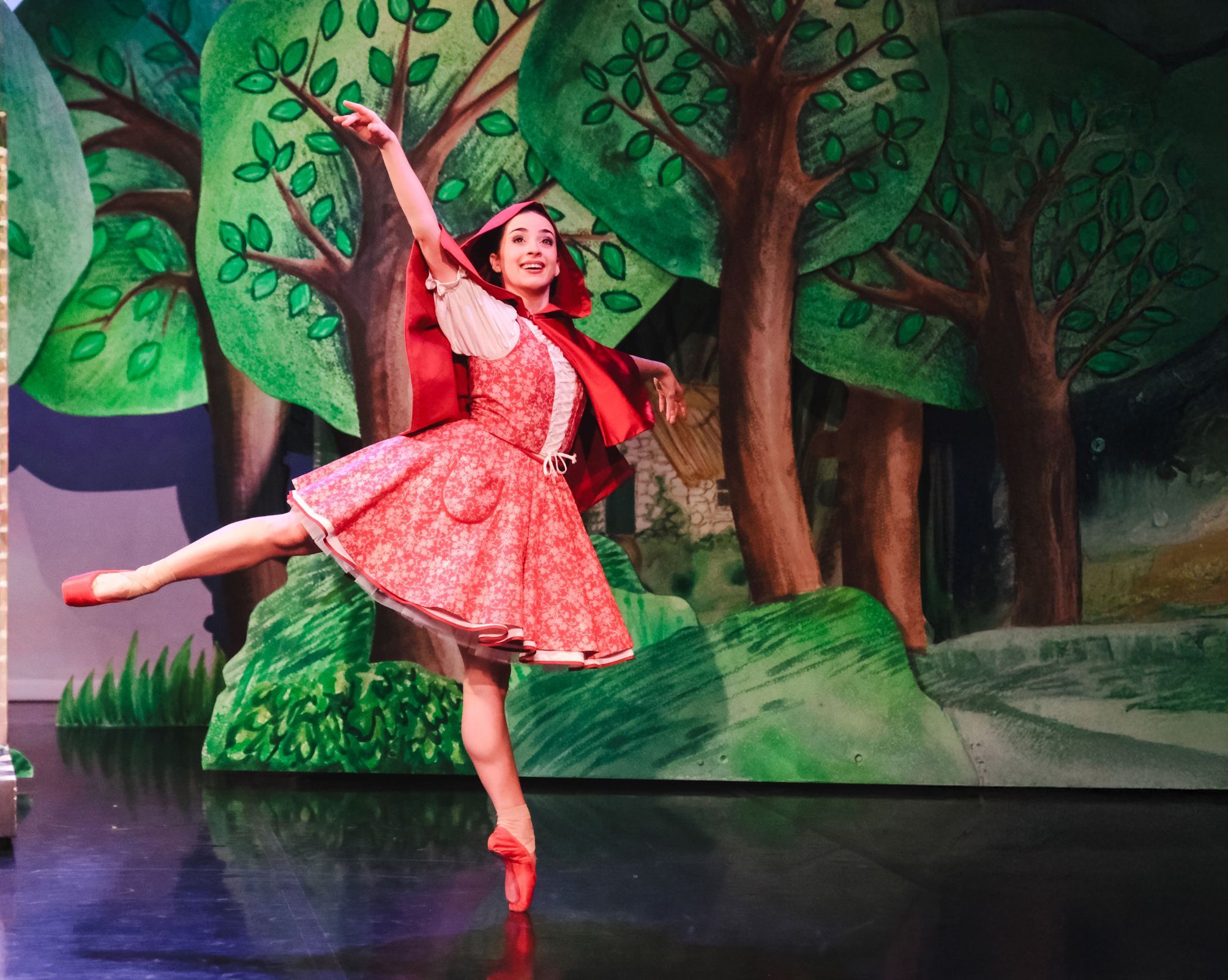 Julie Nunès as Little Red in Mariana Rodrigues’ <i>Little Red Riding Hood</i> © Drew Forsyth