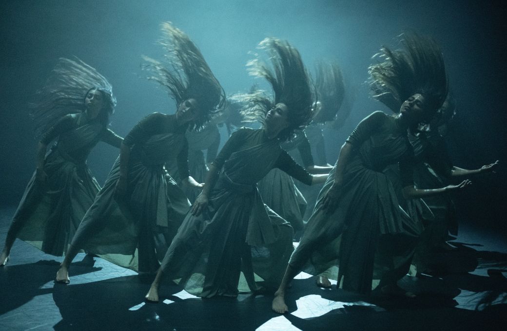 Akram Khan Company in his <i>Thikra: Night of Remembering</i> &copy; Camilla Greenwell